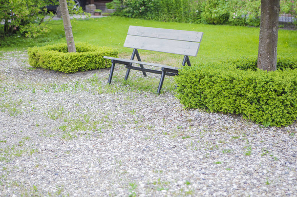 garden bench in the park. - Photo, image