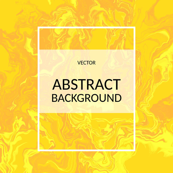 Vector abstract  marble texture yellow color - Vektor, Bild