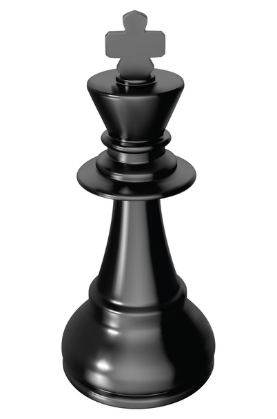 Šachový král - Vektor, obrázek