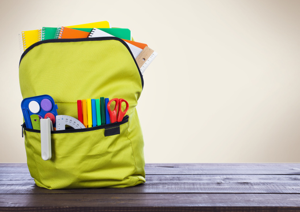 Green School Backpack  - Fotoğraf, Görsel