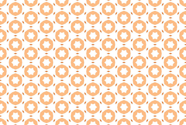 Seamless pattern. White background, shaped diamonds and stars in - Фото, зображення