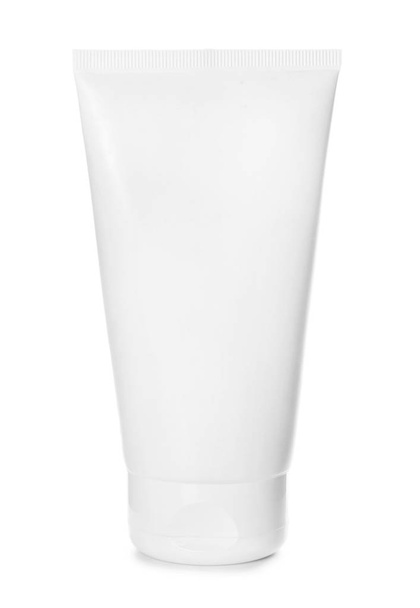 Tubo para produto cosmético sobre fundo branco
 - Foto, Imagem