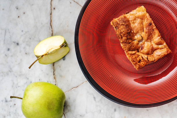autumn apple pie, close up - Φωτογραφία, εικόνα