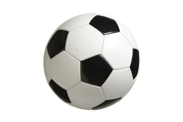 Soccer ball, colors black and white - 写真・画像