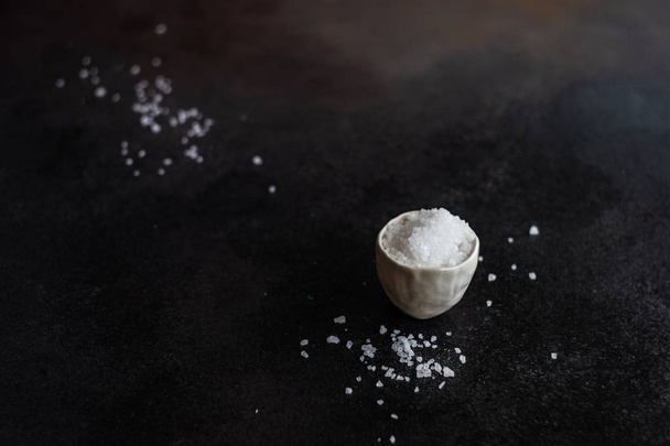 Cooking concept with sea salt - Foto, immagini