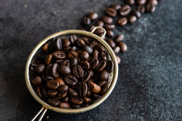 Concepto de granos de café
 - Foto, Imagen