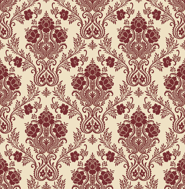 Vector Classic Damask Seamless Pattern  - Vector, Image
