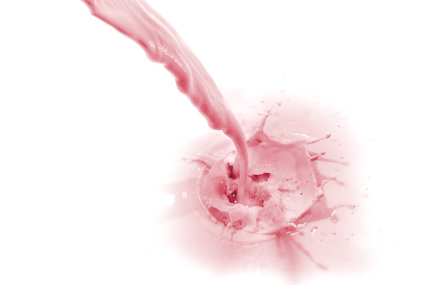 strawberry milk splash - Фото, зображення