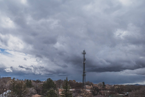 View of downtown Santa Fe, New Mexico, USA - Photo, Image