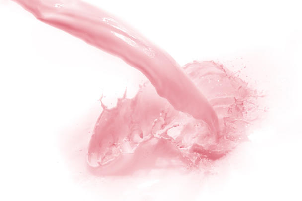 strawberry milk splash - Photo, Image