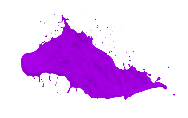 farba fioletowy splash - Zdjęcie, obraz