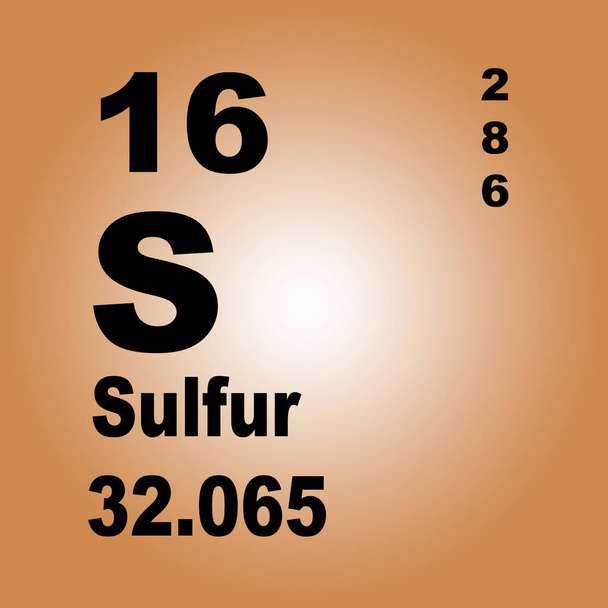 Azufre Tabla periódica de elementos
 - Foto, imagen