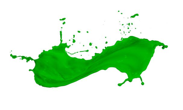 Vernice verde spruzzata
 - Foto, immagini