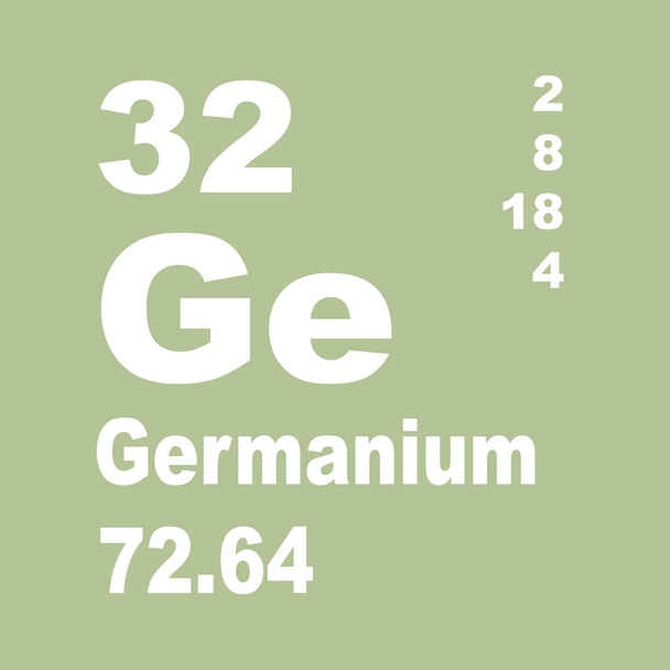 Germanium Periodic Table of Elements - Photo, Image