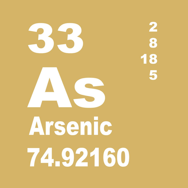 Elementlerin Arsenik Periyodik Tablosu - Fotoğraf, Görsel