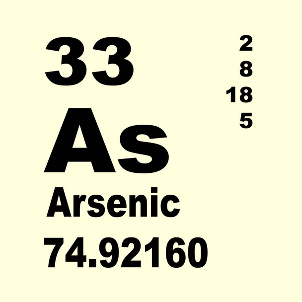 Elementlerin Arsenik Periyodik Tablosu - Fotoğraf, Görsel