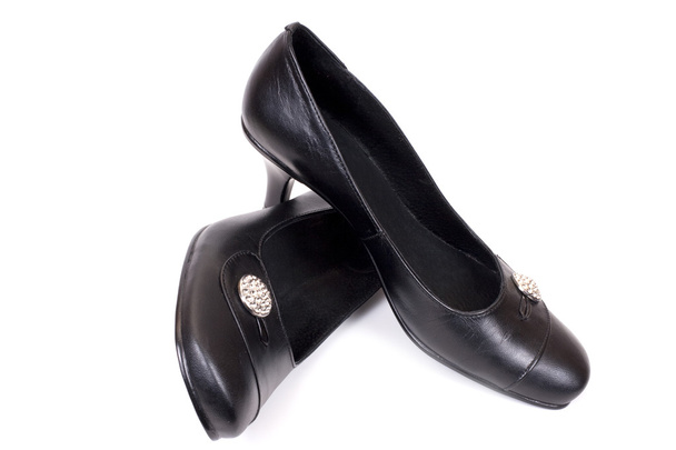 černé zženštilý boty - Fotografie, Obrázek