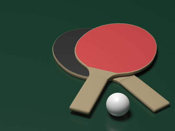 Niech grać ping pong - Zdjęcie, obraz
