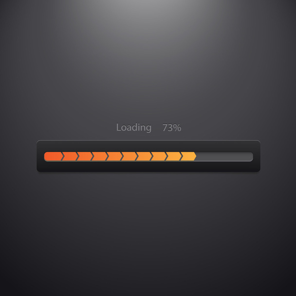 Vector progress loading bar - Вектор,изображение