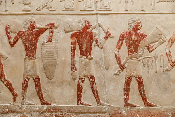 Scenes in Saqqara Necropolis, Cairo, Egypt - Photo, Image