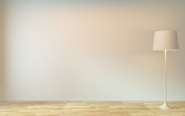 Boş oda zen minimal tasarım.3d render - Fotoğraf, Görsel