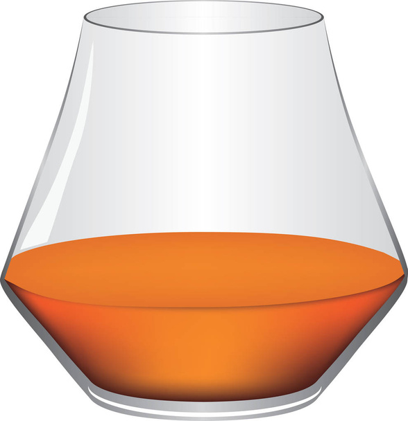 Classic cognac glass - Вектор, зображення
