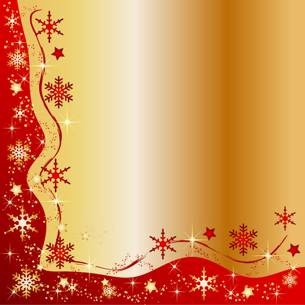 Illustration of a christmas frame background - Foto, imagen