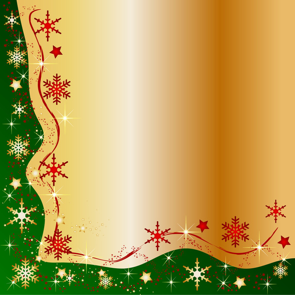 Illustration of a christmas frame background - Fotó, kép