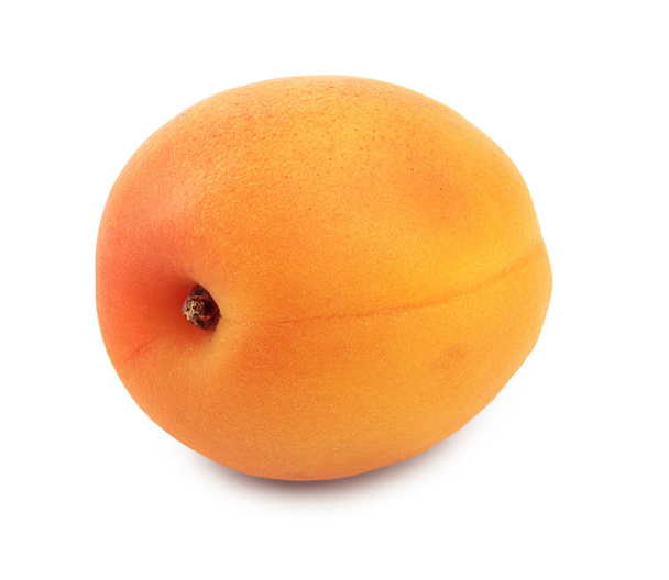 Apricot fruit isolated on white background macro - Photo, Image