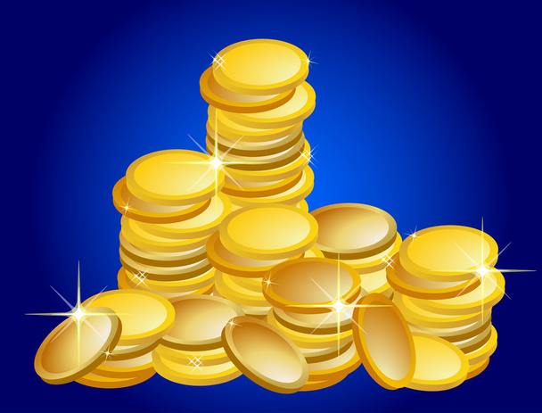 Golden Coins - Foto, afbeelding