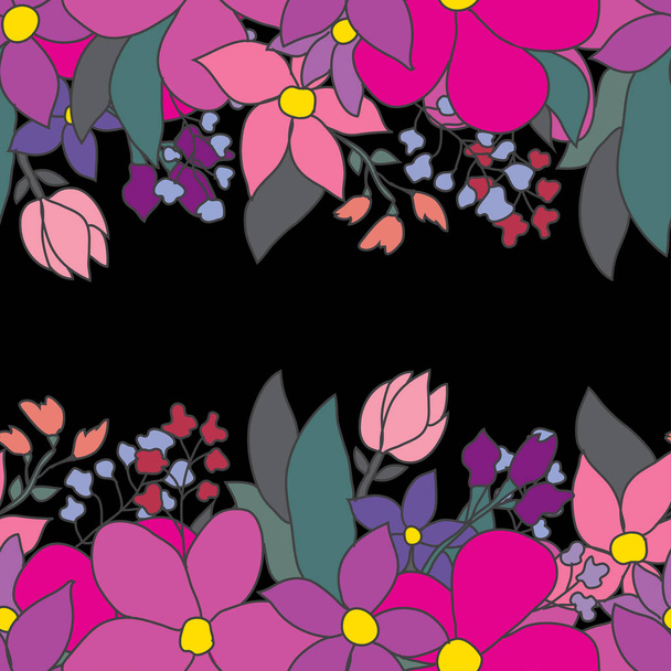 floral seamless pattern - ベクター画像