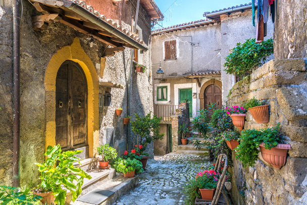 Scenic sight in Artena, old rural village in Rome Province, Latium, central Italy. - Fotografie, Obrázek