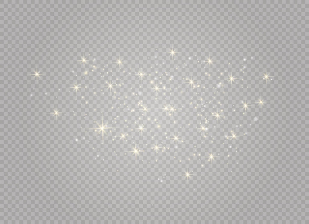 Białe iskry gwiazdy  - Wektor, obraz