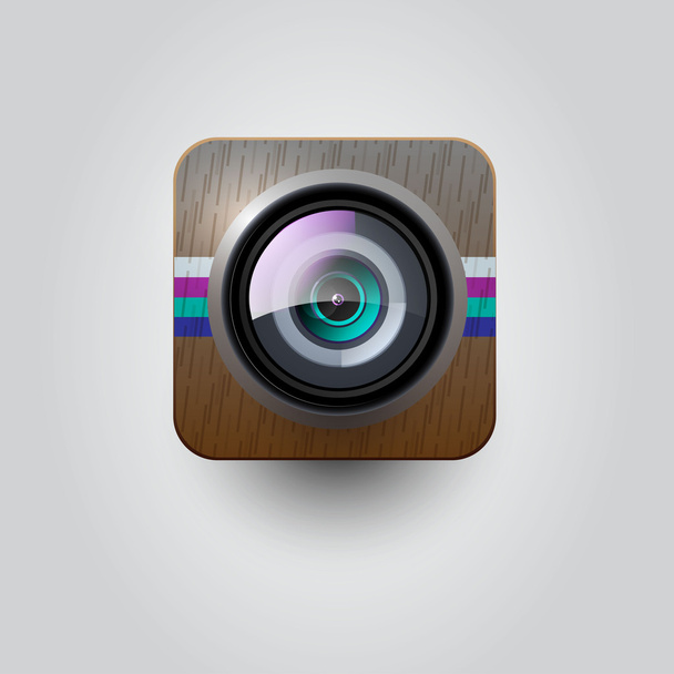 Camera icon - Vector, afbeelding