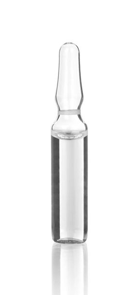 medical ampoule isolated on white - Foto, Imagen