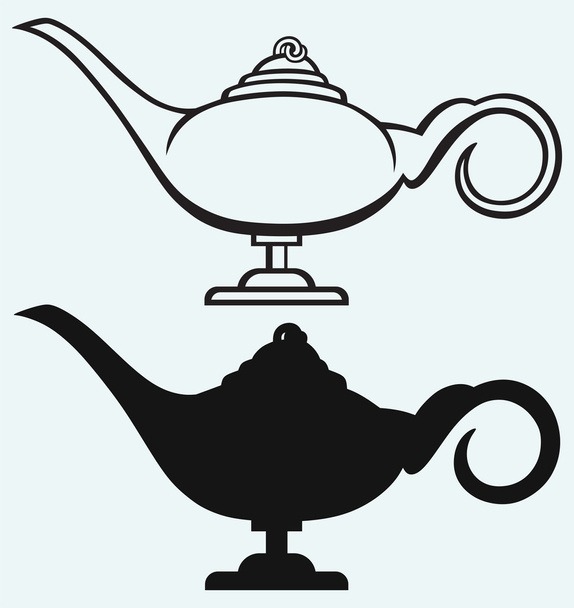 Lamp Aladdin - Διάνυσμα, εικόνα