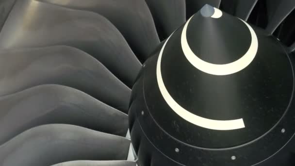 turbína Close-up obří letoun airbus a380 - Záběry, video