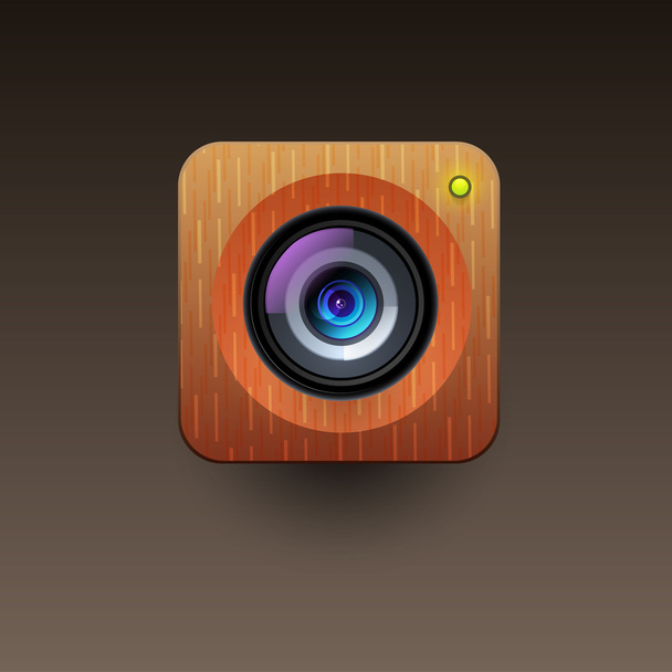 Interfaz de usuario icono de cámara
 - Vector, Imagen