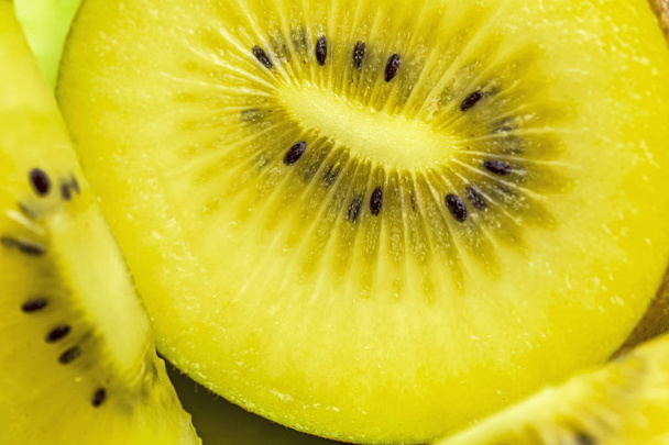 Kiwi fruit isolated on white background - Fotoğraf, Görsel