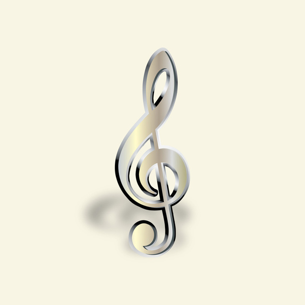 PrintGraphic illustration of musical note - Vector, Image