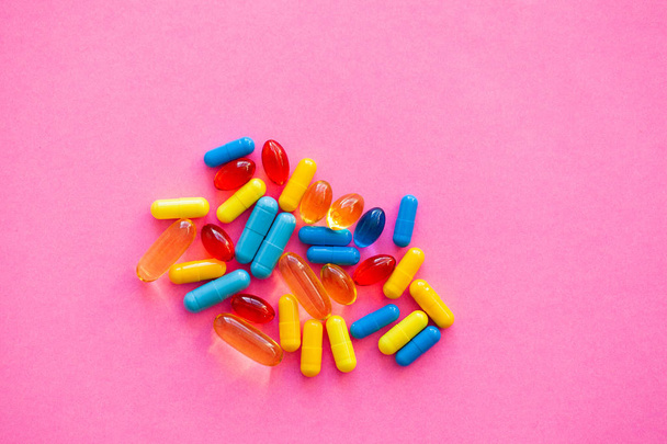 Medical potency pills for sexual health in capsules. - Fotografie, Obrázek