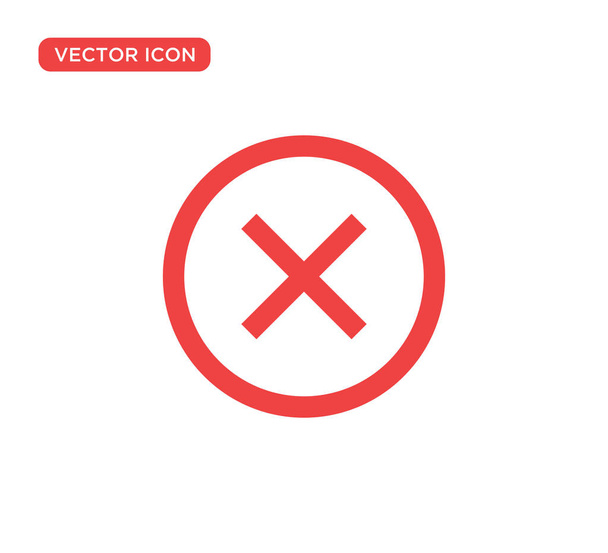 Close Icon Vector Illustration Design - Vector, Image