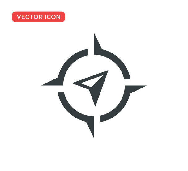 Arrow Compass Icon Vector Illustration Design - Vector, Image