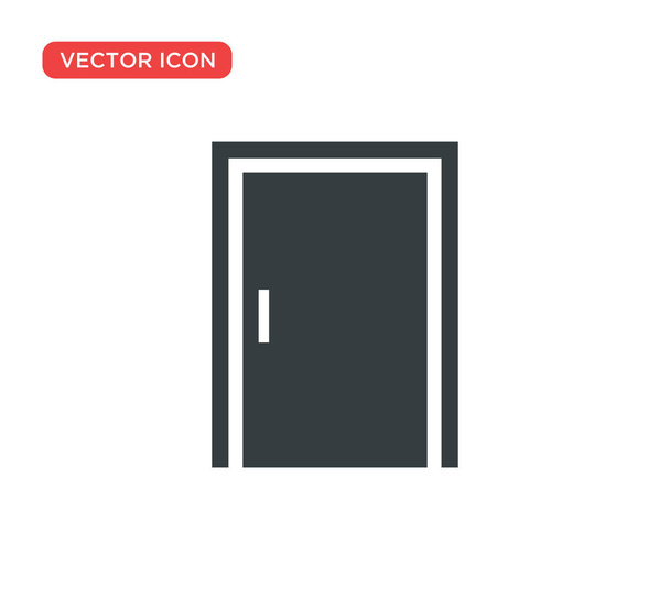 двері іконка Векторні ілюстрації Дизайн
 - Вектор, зображення