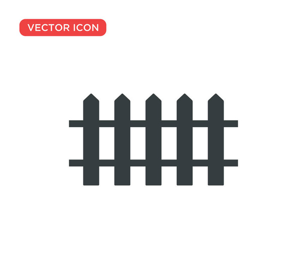 Zaun Symbol Vektor Illustration Design - Vektor, Bild