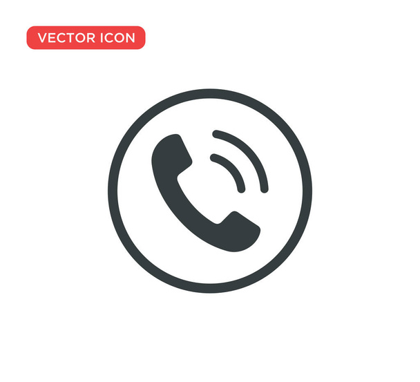 Phone Call Icon Vector Illustration Design - Vector, Image