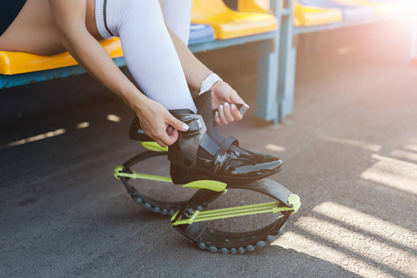 girl shoes sneakers for Kangoo Jumps - 写真・画像