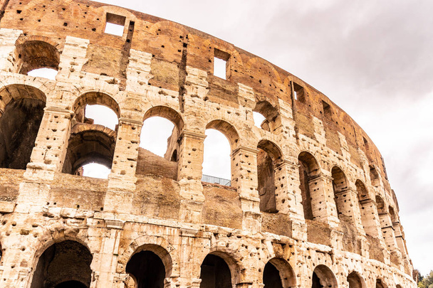 Colosseum, Coliseum or Flavian Amphitheatre, in Rome, Italy - Fotografie, Obrázek