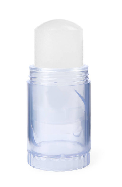 Natural crystal alum deodorant on white background - Zdjęcie, obraz