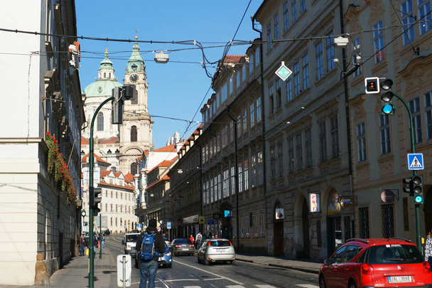 old street in the city of prague - Zdjęcie, obraz
